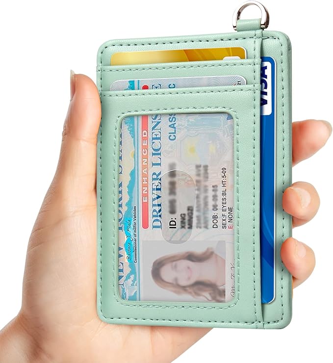 Slim Minimalist Front Pocket Wallet, RFID Blocking Credit Card Holder Wallet - Image 2
