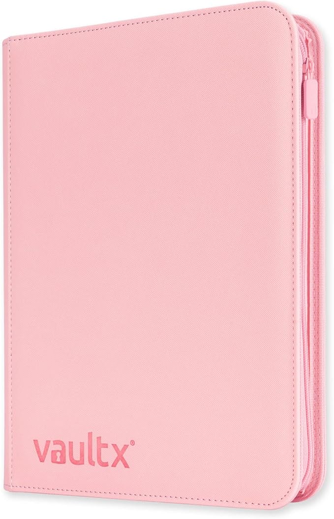 Vault X 4 Pocket Zip Binder, 160 Cards, Exo-Tec Material, 20 Side-Loading Pages by VaultX