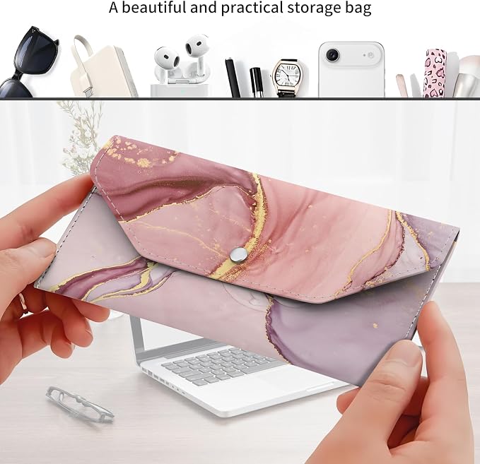 Cash Envelope Wallet Cute PU Leather Envelopes Bag - Image 3