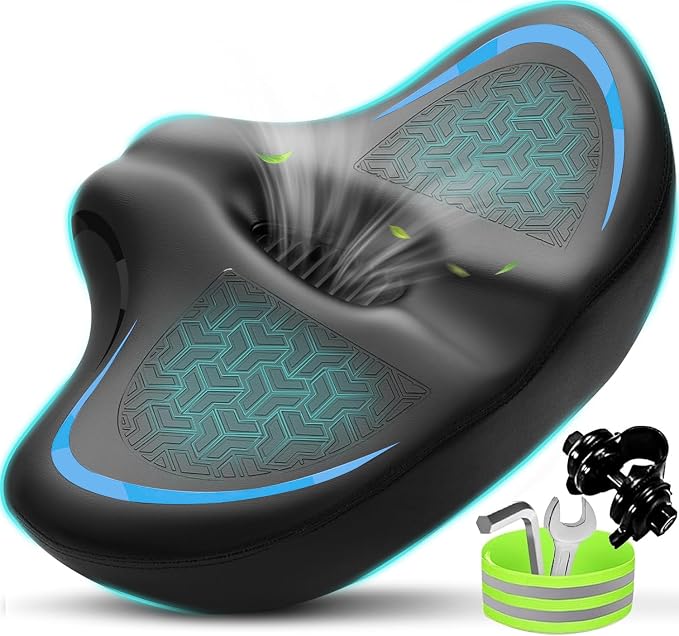 Noseless Bike Seat Cushion for Men & Women by Moreergonomicoversizedbikeseat