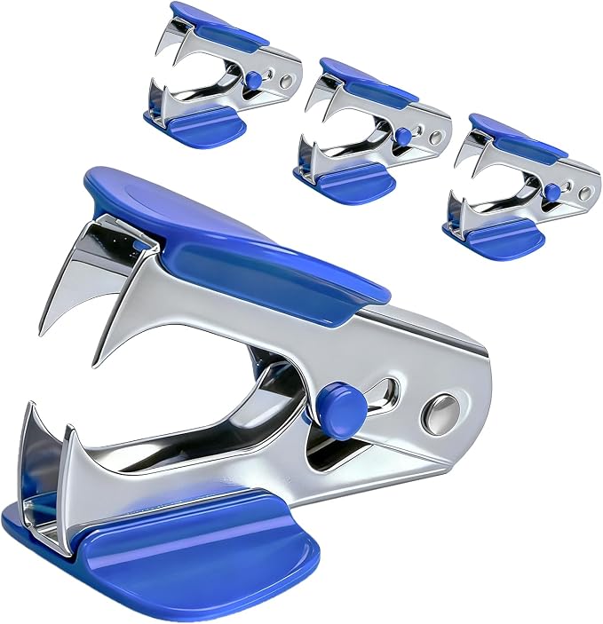 4-Pack Mini Staple Remover Tool, Cute Small Staple Puller by Unknown