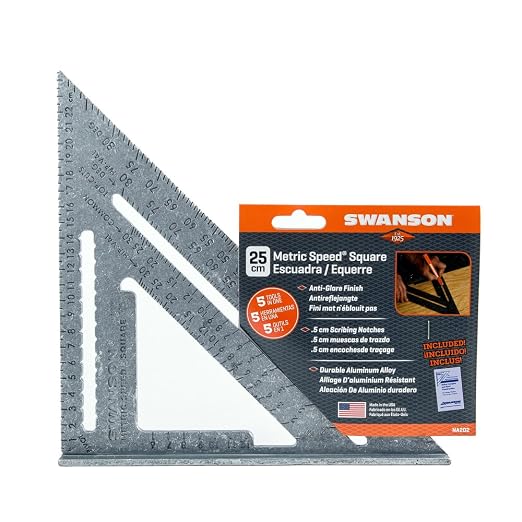 Swanson NA202 Metric Speed Square Layout Tool - Image 3