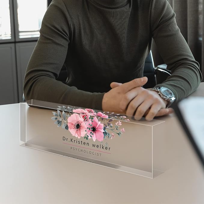 Desk Name Plate Personalized, Custom Name Plates - Image 3