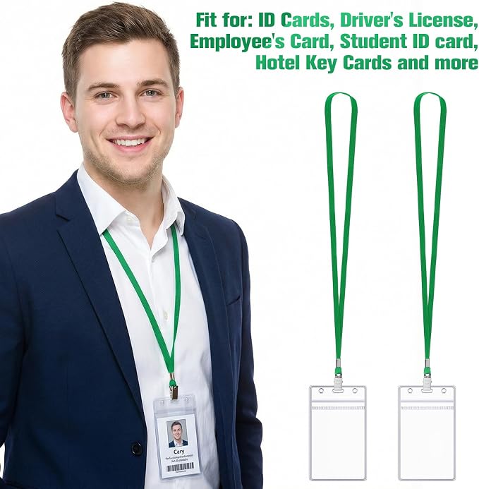 Marspark 300 Pcs ID Badge Holder - Image 5