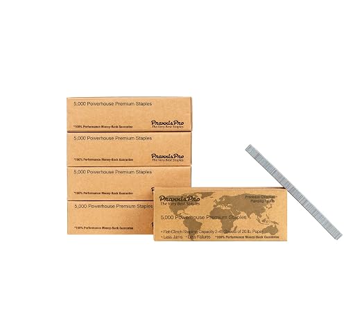 Powerhouse Premium 26/6 Standard Staples by PraxxisPro