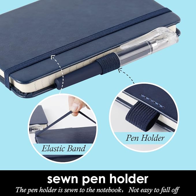NIRMIRO Pocket Notebook Journals, 3 Pack Mini Small Notebooks - Image 2