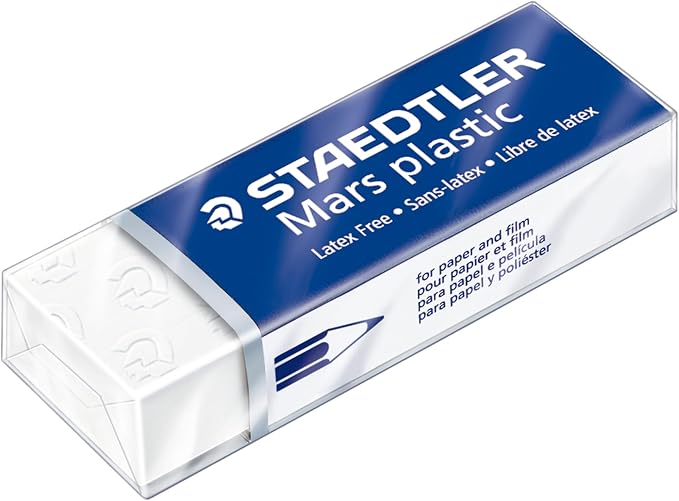 STAEDTLER Mars Plastic Vinyl Erasers, Minimal Crumbling, Made in Germany - Image 2