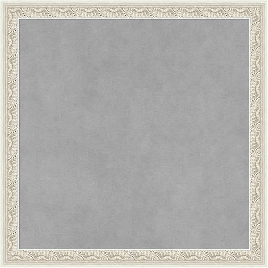 Amanti Art Silver Framed Magnetic Board 18x18 Small Vision Board by AmantiArt