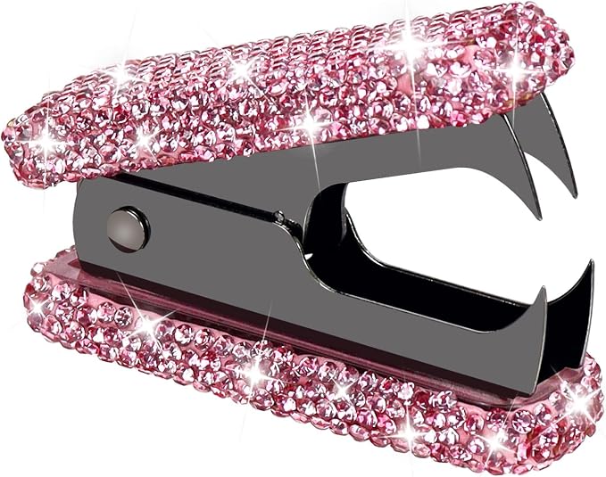 MultiBey Acrylic Staples Remover, Handmade Rhinestone Crystal Staple Removal by MultiBey