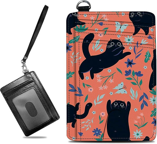 BWEGRHE Small Travel Wallets, RFID Blocking PU Leather Credit Card Holder by BWEGRHE