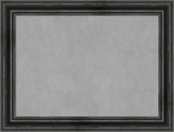 Amanti Art Black Framed Magnetic Board 25x33 Medium Vision Board by AmantiArt