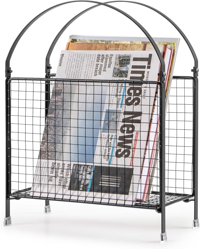PUERSI Freestanding Magazine Holder – Modern Touch Handbag Design, Magazine by PUERSI