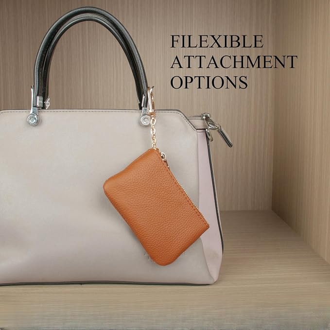 Full Grain Leather Coin Purse - Image 8