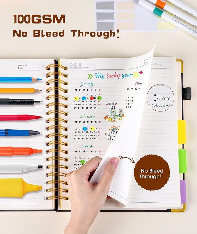Hardcover Spiral Notebook journal - Image 5