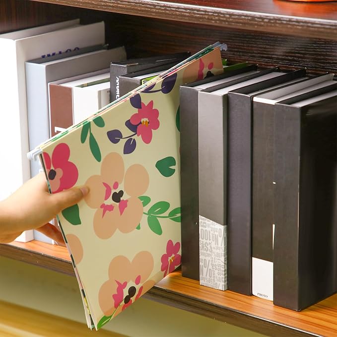 Qeeenar 20 Pcs Decorative Hanging File Folders Letter Size Cute File Folders - Image 6