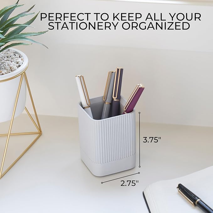 KIBAGA Aesthetic Pen Holder for Desk - Image 3