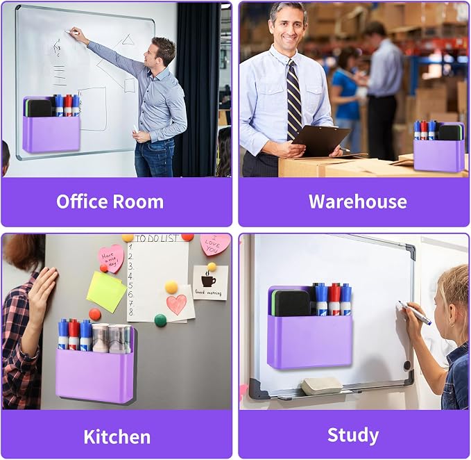 Camelmother 2Pcs Magnetic Dry Erase Marker Holder - Image 3