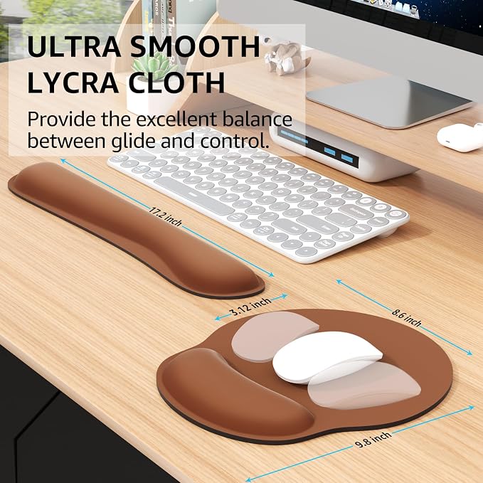 KTRIO Keyboard Wrist Rest & Mouse Pad - Image 5