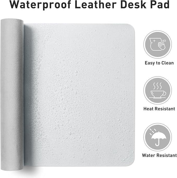Aothia Faux Leather Desk Mat - Image 8