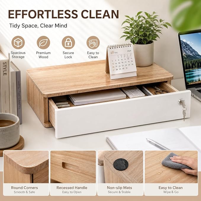 Wooden Desktop Storage Box - Image 8