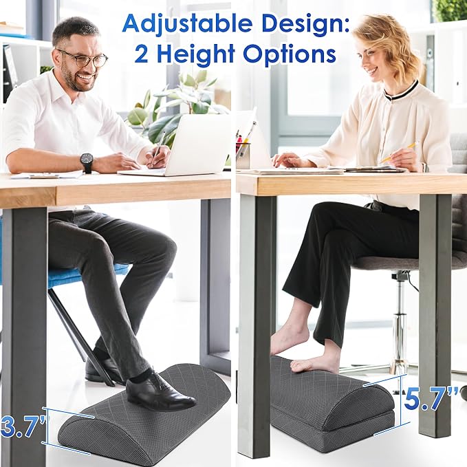 CushZone Foot Rest, Desk & Gaming Accessories, Foot Rest - Image 3