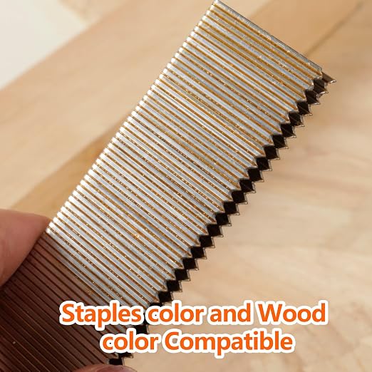 1000-Count 1/2 Inch Length, 18 Gauge 1/4 Inch Narrow Crown Staples, Heavy Duty - Image 6
