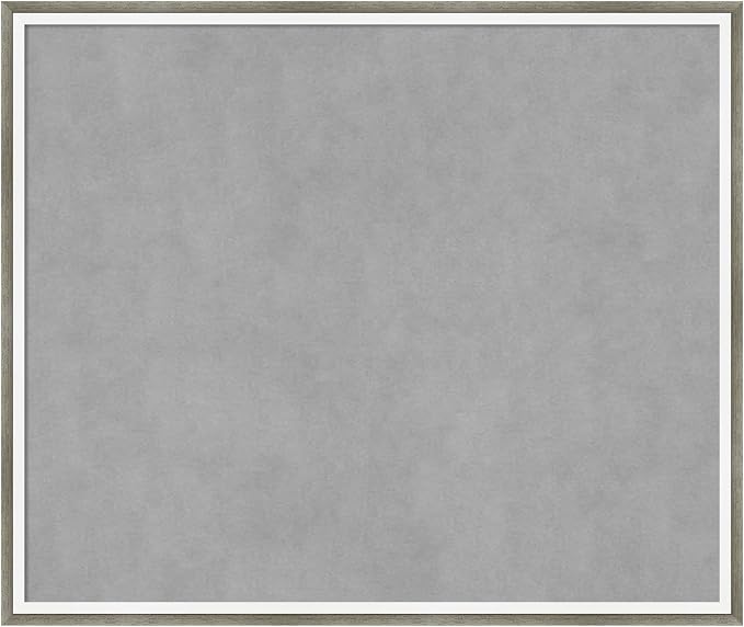 Amanti Art Silver Framed Magnetic Board 21x25 Medium Vision Board by AmantiArt