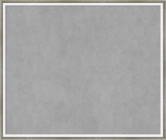 Amanti Art Silver Framed Magnetic Board 21x25 Medium Vision Board by AmantiArt
