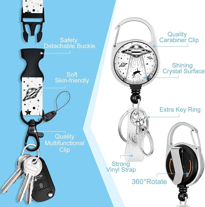 Piefly Lanyards for Id Badges, Badge Holder - Image 4