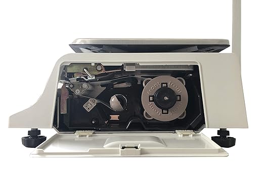 VisionTechShop DLP-300 Label Printing Scale Pole Display, 30/60lbs Capacity, 0.01/0.02lbs, NTEP Legal for Trade with a Free 1 case CAS LST-8010 UPC Label, 58 x 40mm-DeskLoop Office