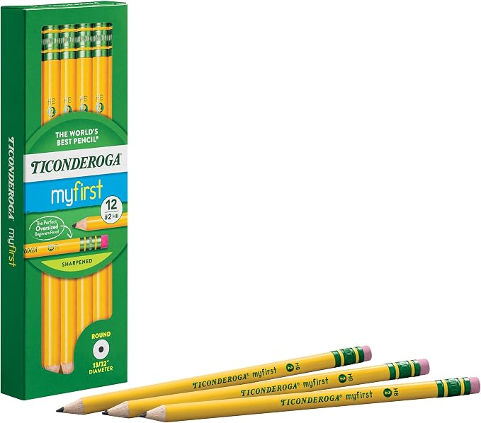 Ticonderoga My First Wood-Cased Pencils, Pre-Sharpened, 2 HB - Image 5