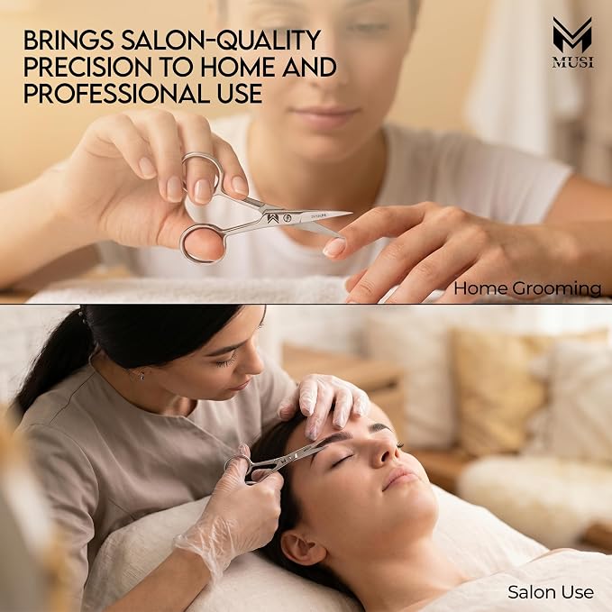 MUSI 4 Inch Eyebrow Scissors - Image 5
