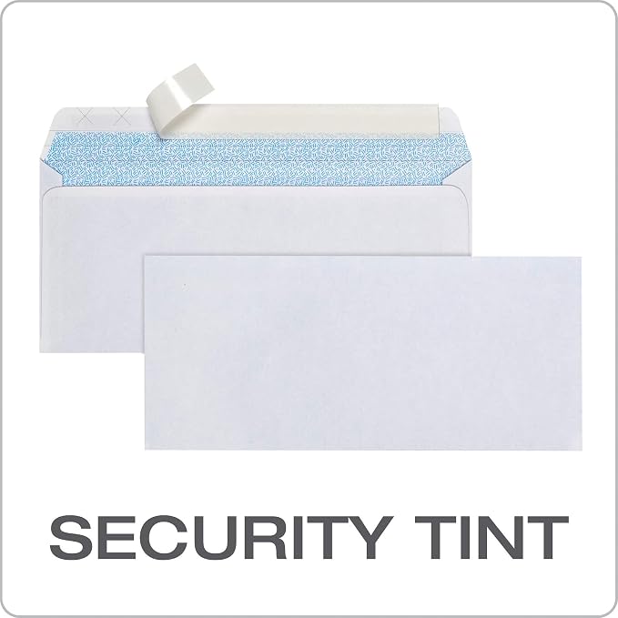 Columbian #10 Security Envelopes, 500 Pack, Self Seal Envelopes - Image 4
