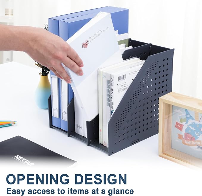 FRETONBA Collapsible Magazine File Holder - Image 2