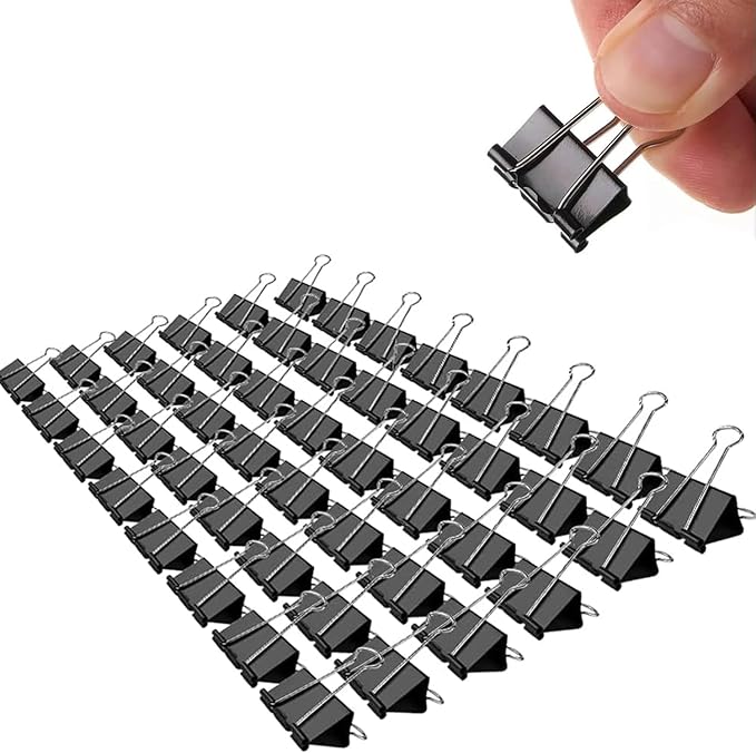 Small Binder Clips, 288 Pack, 3/4 Inch, Standard 19mm, Paper Clips, Fold Clamp - Image 6