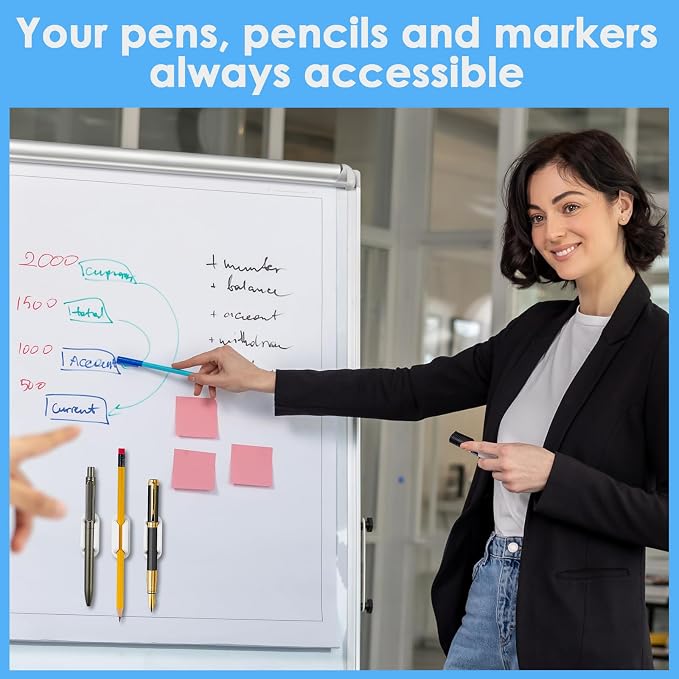 VZZNN 20 PCS Adhesive Pencil Holders - Image 2