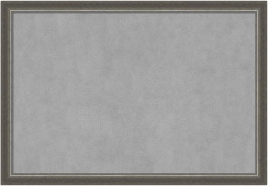 Amanti Art Silver Framed Magnetic Board 27x39 Large Vision Board by AmantiArt