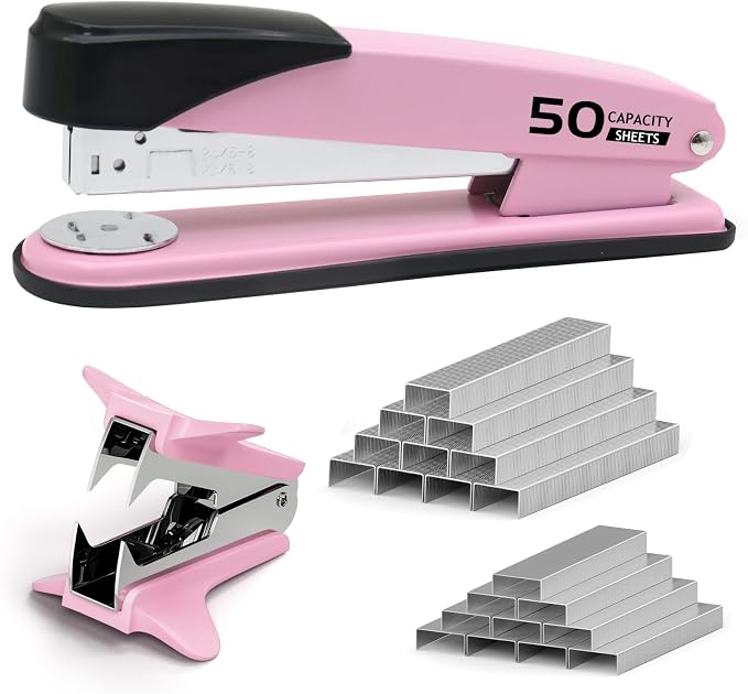 Metal Heavy Duty Stapler, 50 Sheet Capacity Stapler by Unknown