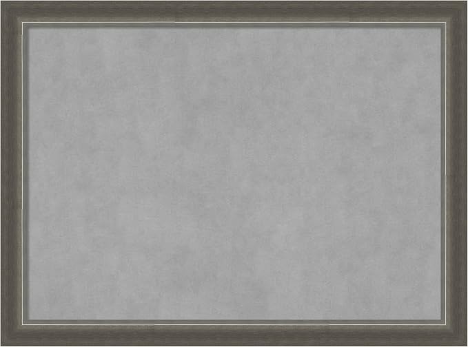 Amanti Art Silver Framed Magnetic Board 23x31 Medium Vision Board by AmantiArt