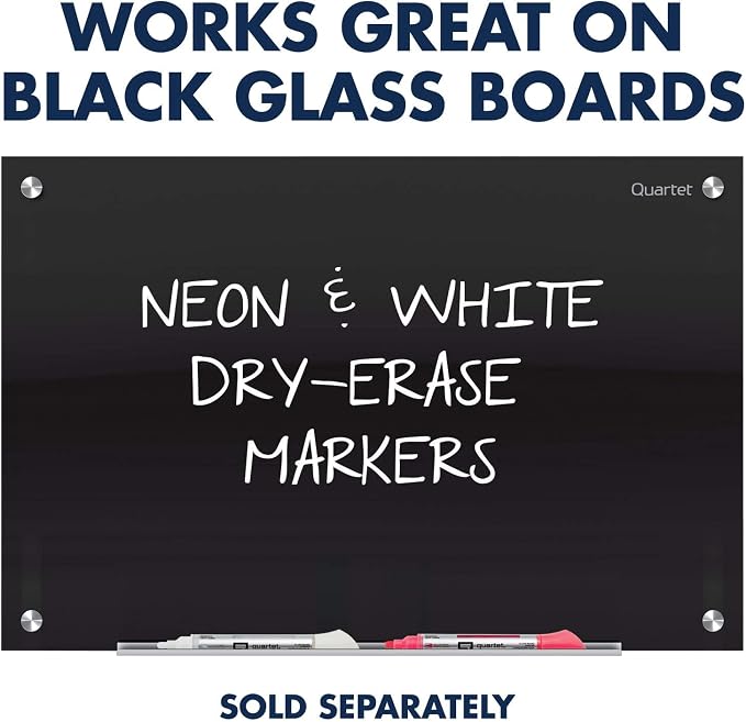 Quartet Dry Erase Markers, Glass Whiteboard Markers, Bullet Tip, 6 Pack - Image 3