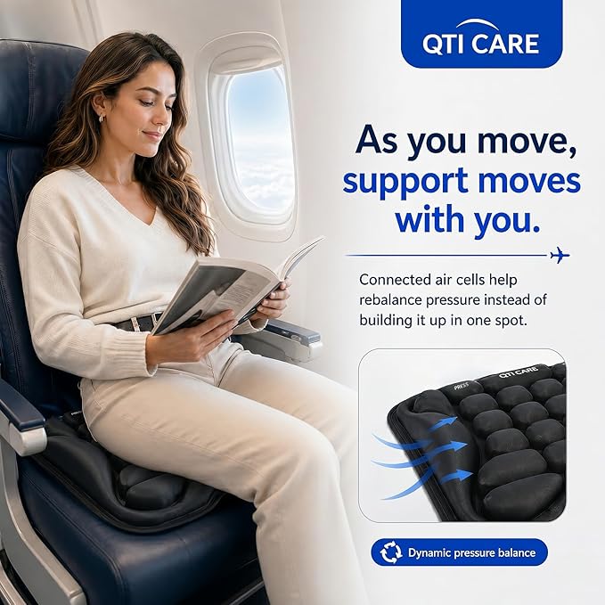 Airplane Seat Cushion, Air-Cell Travel Cushion - Image 2