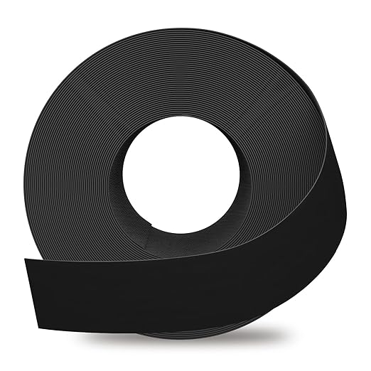 GSCIT Club Black Edge Banding, 1 1/2 Inch x 100ft Melamine With Hot Melt Adhesive Preglued Cabinet Flexible Black Veneer Edging-DeskLoop Office