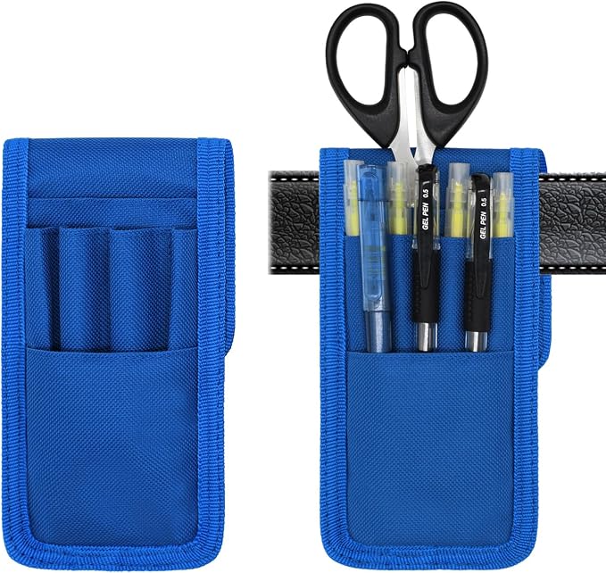 2 Pcs KATOLK Belt Pen Holder, Detachable Military Duty Pencil Sleeve Case by KATOLK