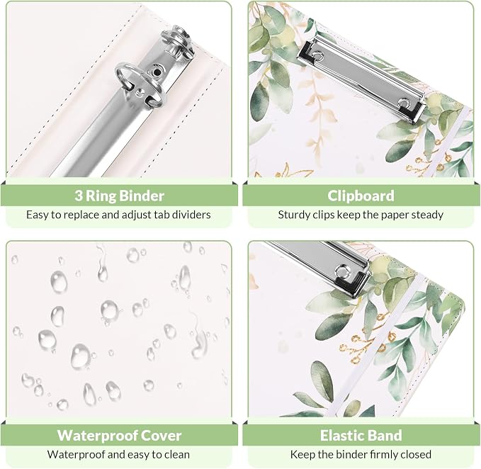 SKYDUE 1 Inch 3-Ring Binder - Image 7