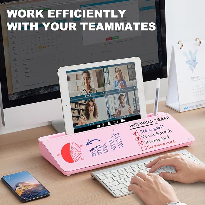 TSJ OFFICE Desktop Whiteboard Dry-Erase-Board - Image 2