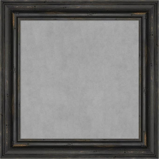 Amanti Art Black Framed Magnetic Board 15x15 X-Small Vision Board by AmantiArt