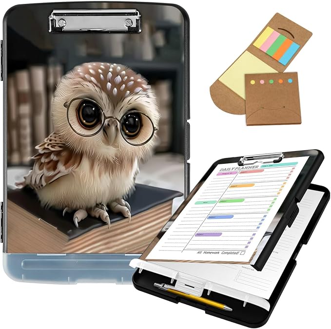 Clipboard with Storage, Clip Boards 8.5x11 with Storage High Capacity Nursing by Unknown