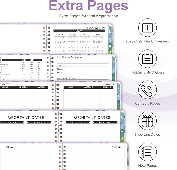 Planner 2026-2027, Weekly and Monthly Academic Planner, July 2026 - Image 5