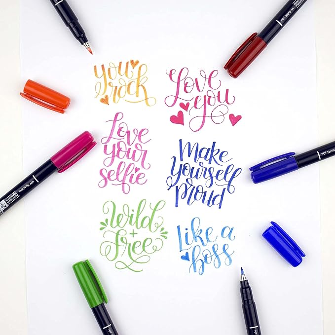 Tombow 56429 Fudenosuke Colors Brush Pens - Image 8