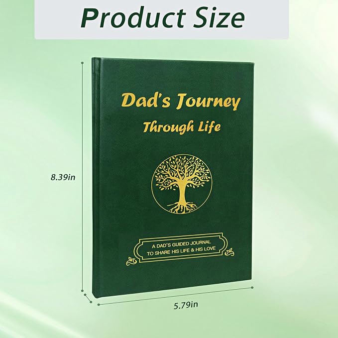 A Father's Guided Journal to Share His Life Memory Keepsake Book, Fathers-Day - Image 5